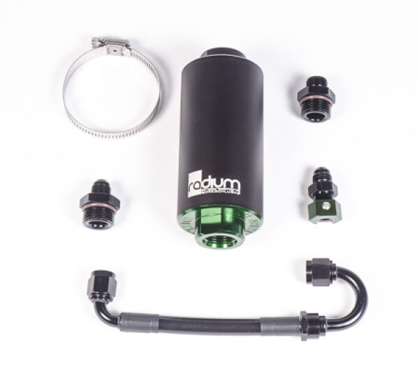 Radium Engineering Porsche 996/997.1 AWD Fuel Filter Kit w/ 10 Micron Stainless Filter