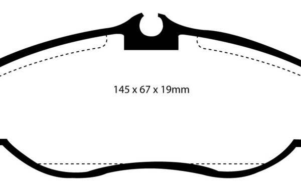 EBC 99-03 Land Rover Discovery (Series 2) 4.0 Greenstuff Front Brake Pads