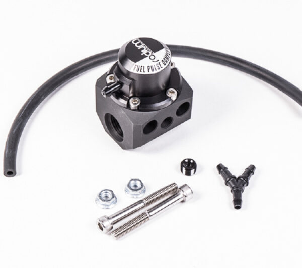 Radium Engineering Fuel Rail In Line Extra Range Pulse Damper 8AN