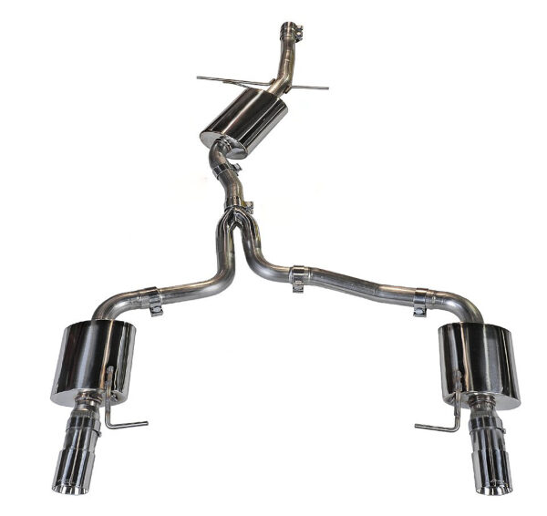 AWE Tuning Audi B8.5 All Road Touring Edition Exhaust - Dual Outlet Diamond Black Tips