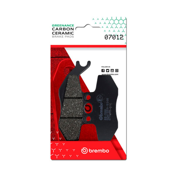 Brembo OE Aprilia Etx/Aprilia Mx/Piaggio Hexagon/Piaggio Skipper Carbon Ceramic Brake Pad - Front