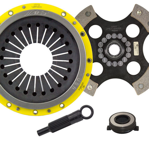ACT 1991 Porsche 911 XT/Race Rigid 4 Pad Clutch Kit