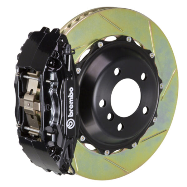 Brembo 91-94 964 Turbo/3.6 Turbo Fr GT BBK 4 Piston Cast 2pc 355x32 2pc Rotor Slotted Type1-Black