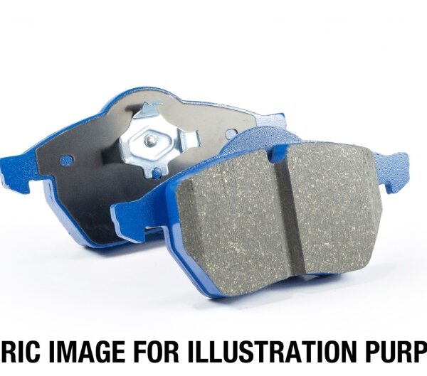 EBC 13-15 Porsche 911 (991) GT3 3.8L (Cast Iron Rotor Only) Bluestuff Rear Brake Pads