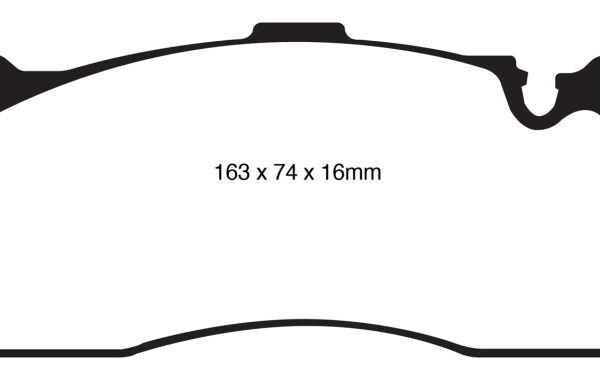 EBC 08-10 BMW 135 3.0 Twin Turbo Yellowstuff Front Brake Pads