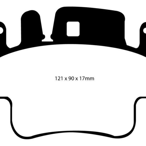 EBC 98-05 Porsche 911 (996) (Cast Iron Rotor only) 3.4 Carrera 2 Yellowstuff Front Brake Pads