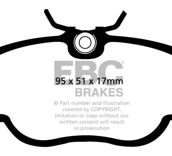 EBC 83-85 BMW 318 1.8L (E30) Bluestuff Front Brake Pads