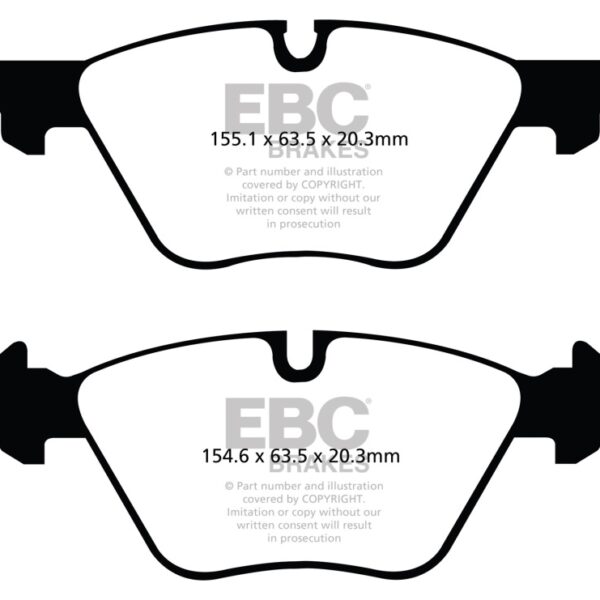 EBC 11+ BMW 528 2.0 Turbo (F10) Yellowstuff Front Brake Pads
