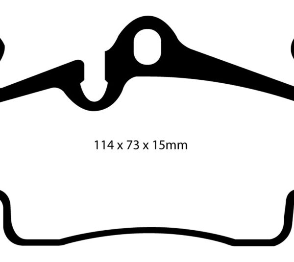 EBC 09-12 Porsche Boxster (Cast Iron Rotors only) 2.9 Bluestuff Rear Brake Pads