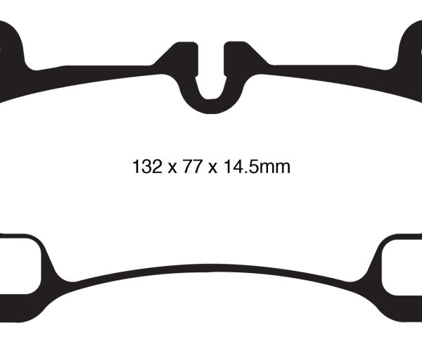 EBC 08 Porsche Cayenne 4.8 Turbo Yellowstuff Rear Brake Pads