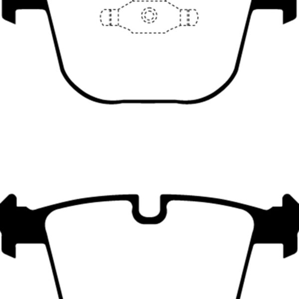 EBC 10-14 BMW X5 4.4 Twin Turbo (50) Greenstuff Rear Brake Pads