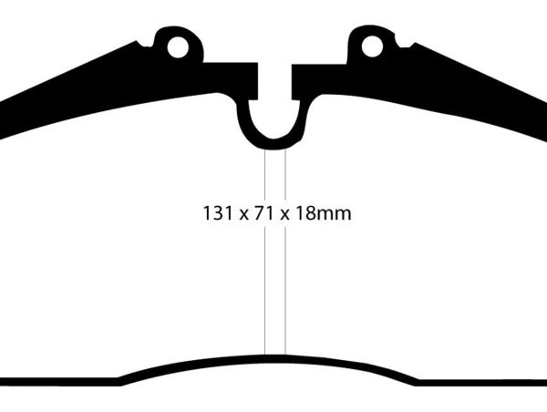 EBC 96-98 Porsche 911 (993) 3.6 Carrera 4S Yellowstuff Rear Brake Pads