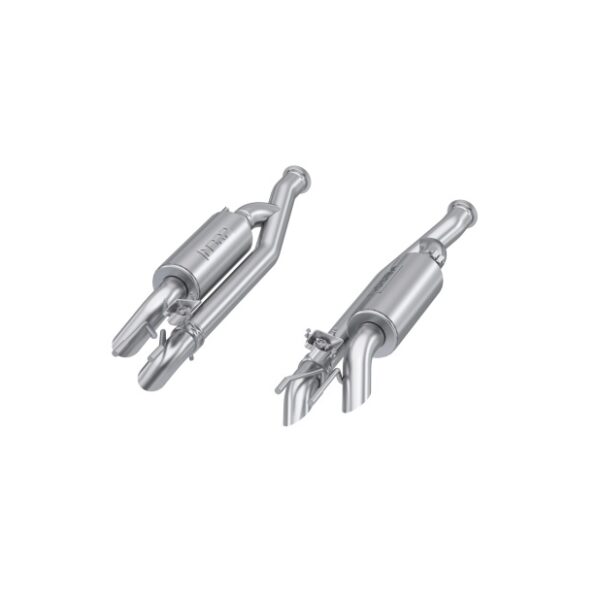 MBRP 19-23 Mercedes-Benz G63 4.0TT V8 T304 SS 2.5in Pre-Axle Cat-Back Exhaust Dual Split Quad Side