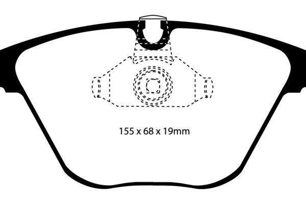 EBC 08-10 BMW M3 4.0 (E90) Yellowstuff Front Brake Pads