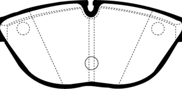 EBC 00-03 BMW Z8 5.0 Greenstuff Front Brake Pads