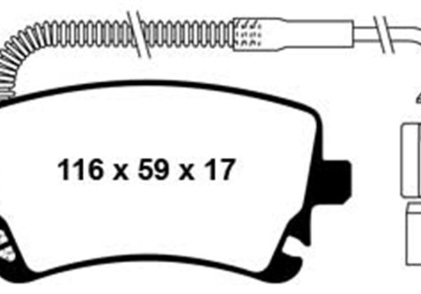 EBC 09-11 Audi A6 Quattro 3.0 Supercharged Redstuff Rear Brake Pads