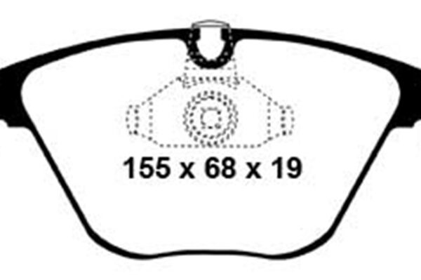 EBC 08-10 BMW M3 4.0 (E90) Redstuff Front Brake Pads