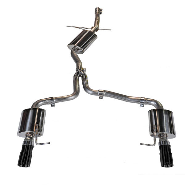 AWE Tuning Audi B8 A4 Touring Edition Exhaust - Dual Outlet Diamond Black Tips