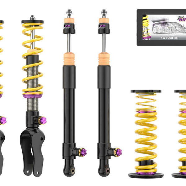 KW Coilover Kit V4 2021+ Porsche Taycan (Y1A) Sedan 2WD (Without Air Suspension)