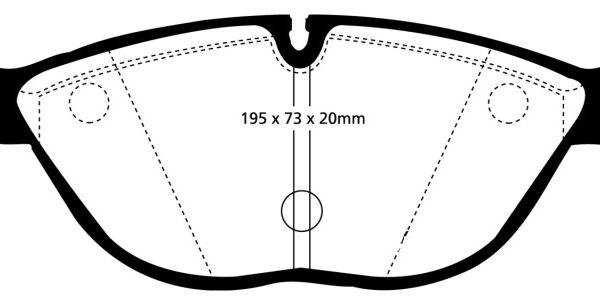 EBC 04-06 Audi TT Quattro 3.2 Yellowstuff Front Brake Pads