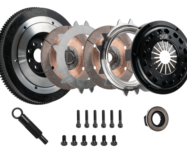 DKM Clutch VW Corrado/Golf/GTI (1.8T) Ceramic Twin Disc MR Clutch w/Flywheel (650 ft/lbs Torque)