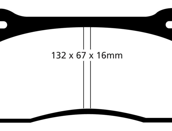 EBC 99-03 Aston Martin DB7 5.9 Redstuff Front Brake Pads