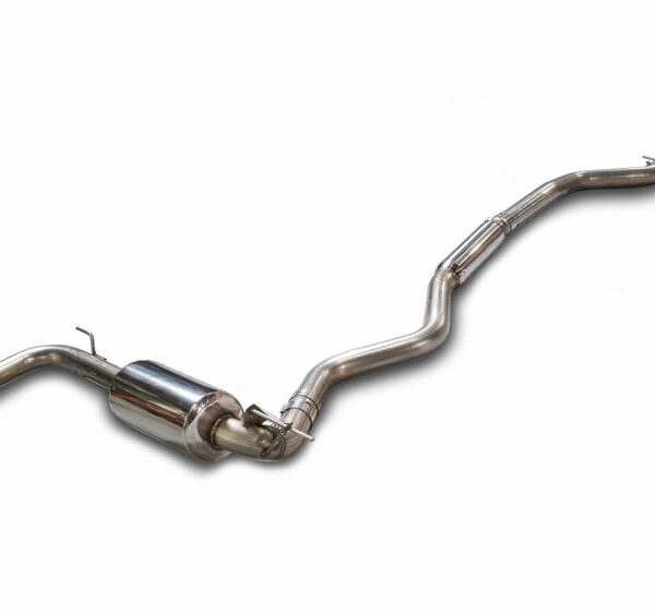 AWE Tuning BMW F30 320i Touring Exhaust & Performance Mid Pipe - Chrome Silver Tip (102mm)