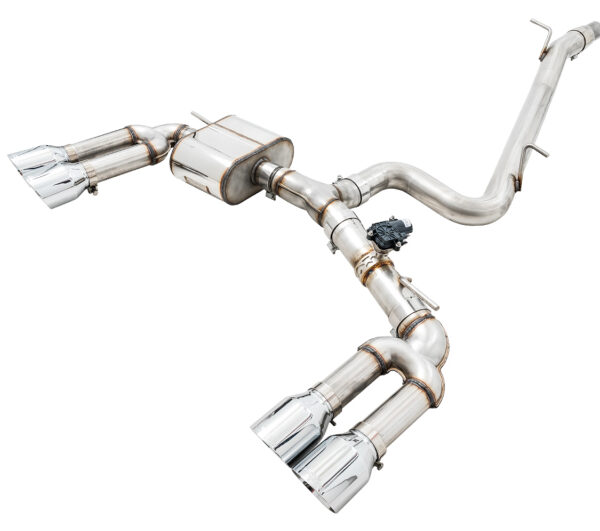 AWE Tuning Audi 8V S3 SwitchPath Exhaust w/Chrome Silver Tips 102mm