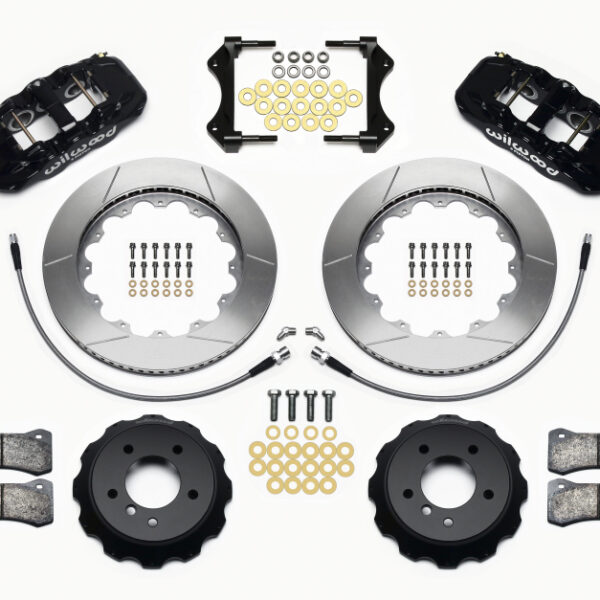 Wilwood AERO6 Front Hat Kit 14.00 2007-2011 BMW E90 Series w/Lines